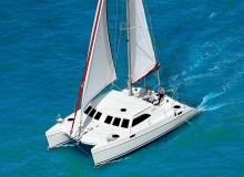 Broadblue 385 catamaran profile